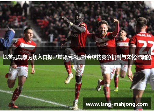 以英冠现象为切入口探寻其背后深层社会结构竞争机制与文化逻辑的